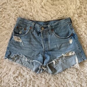 Blue Denim Levi’s Shorts